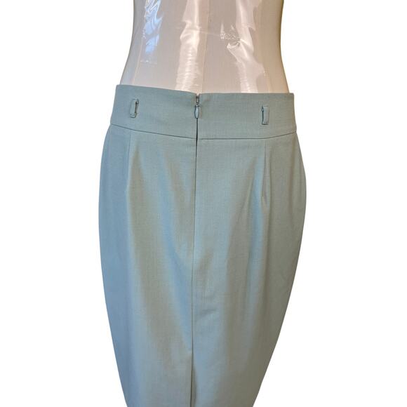 Calvin Klein Womens Skirt Suit 2 Piece Separates Green Size 10 Career Office - Picture 4 of 8